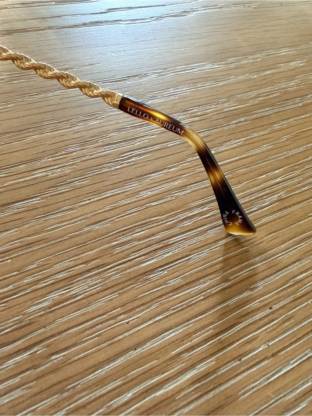AUREUM Gold Frame Sunglasses with Truffle Gradient Lenses
